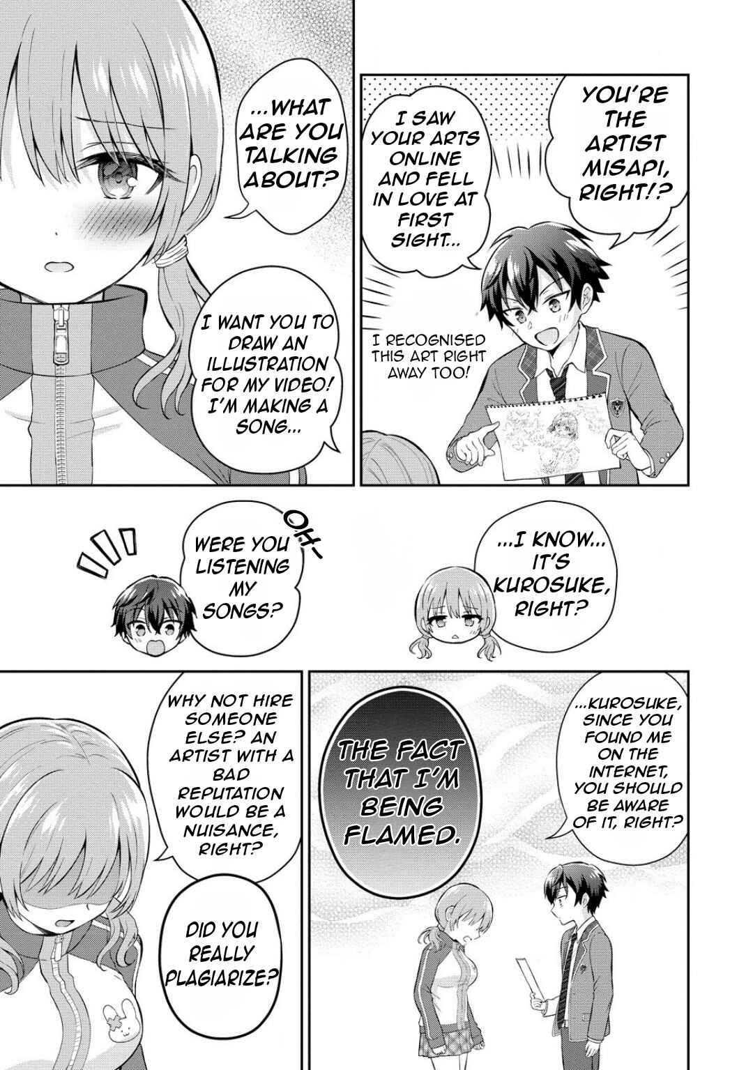 Tonari no Seki no Inkya Joshi ga Oshi Utaite Datta ~Ore no Kyoku o Uttatekure!~ Chapter 7 - Page 20