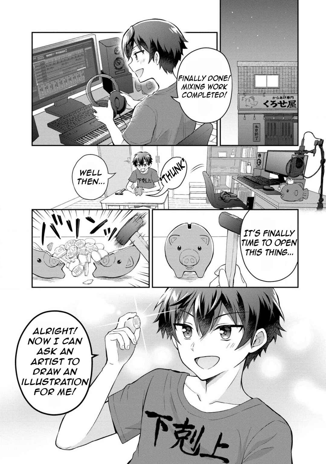 Tonari no Seki no Inkya Joshi ga Oshi Utaite Datta ~Ore no Kyoku o Uttatekure!~ Chapter 7 - Page 4