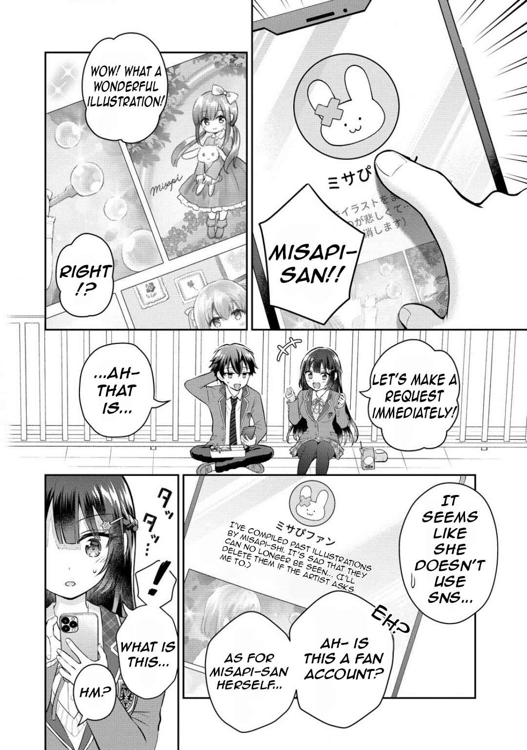 Tonari no Seki no Inkya Joshi ga Oshi Utaite Datta ~Ore no Kyoku o Uttatekure!~ Chapter 7 - Page 7