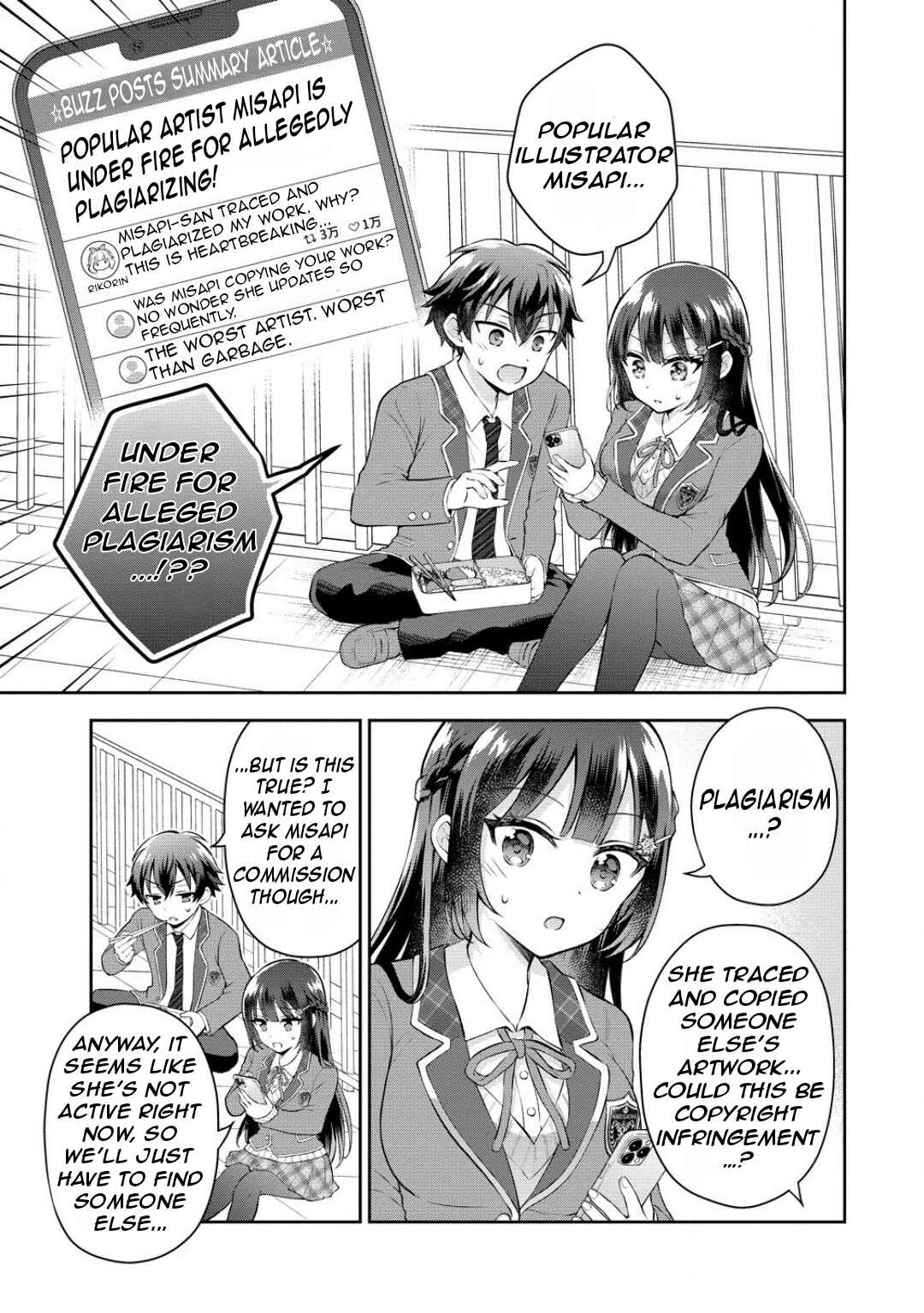 Tonari no Seki no Inkya Joshi ga Oshi Utaite Datta ~Ore no Kyoku o Uttatekure!~ Chapter 7 - Page 8