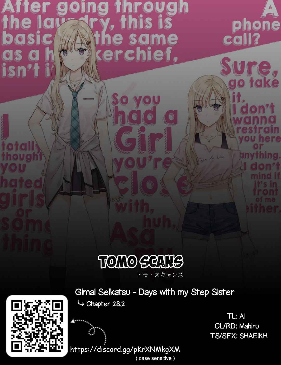 Days with My Stepsister Chapter 28.2 - Page 15