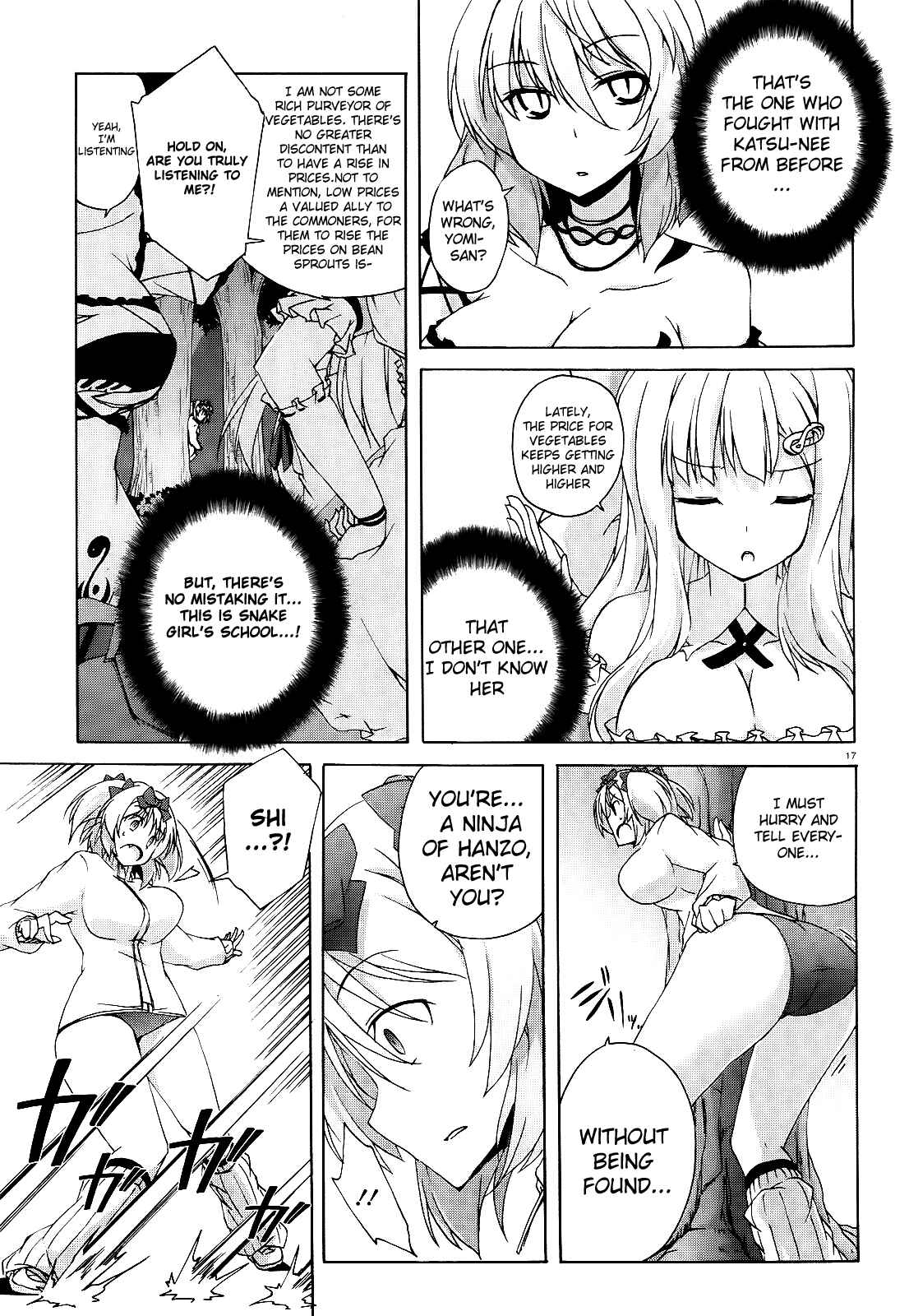 Senran Kagura - Shoujotachi no Shinei Chapter 6 - Page 17