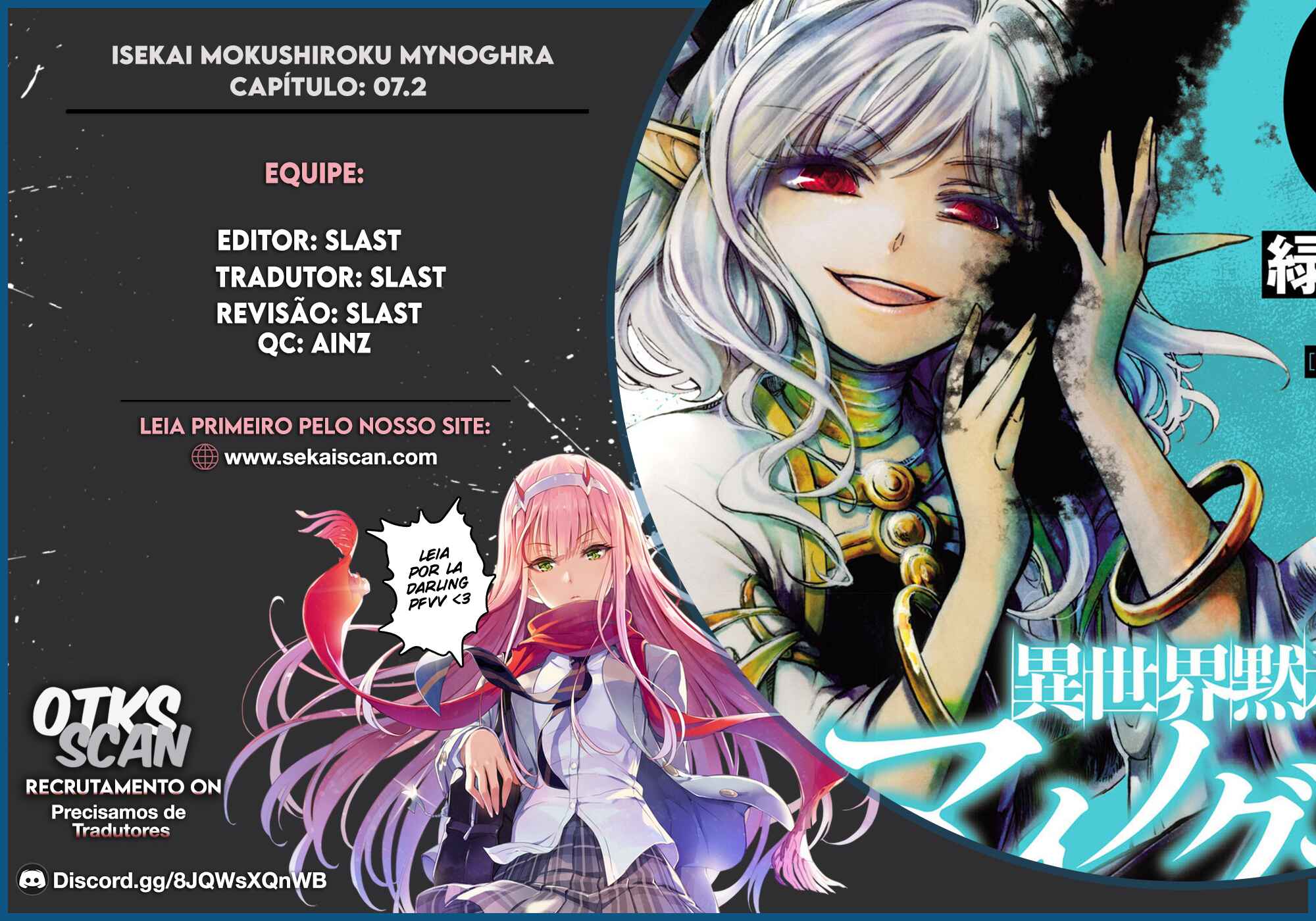 Isekai Mokushiroku Mynoghra: Hametsu no Bunmei de Hajimeru Sekai Seifuku Chapter 7.2 - Page 1