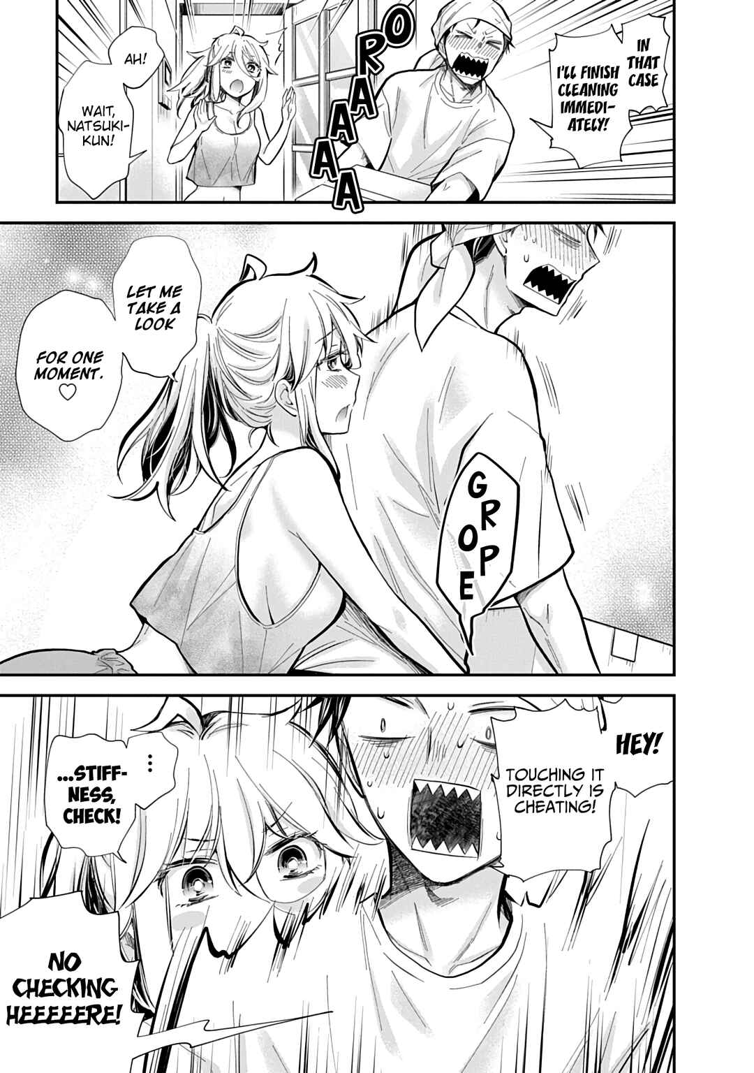 Shingeki no Eroko-san: Hen na Oneesan wa Danshi Kousei to Nakayoku Naritai Chapter 61 - Page 12