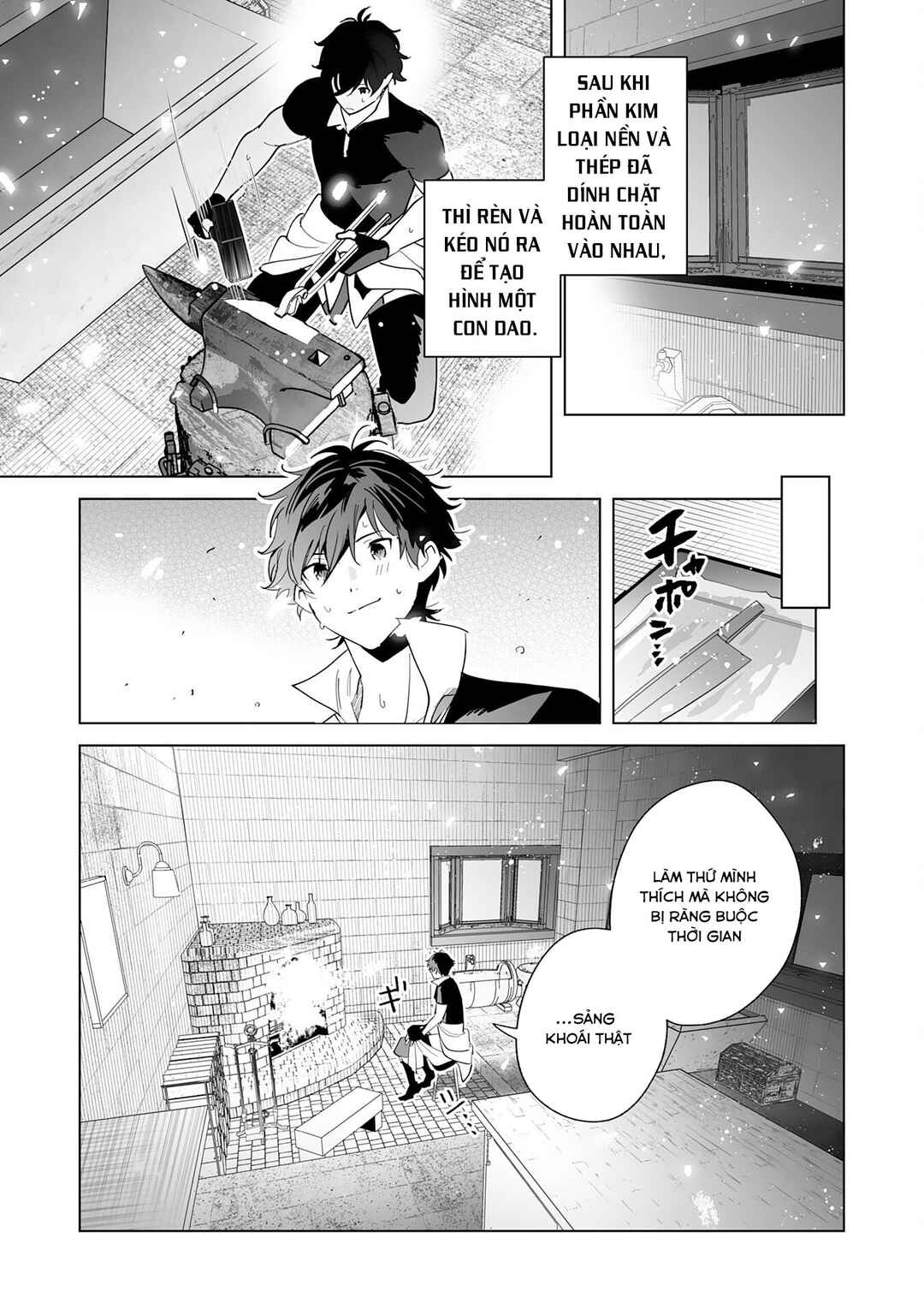 S-kyuu Guild wo Ridatsushita Katanakaji no Jiyuu na Henkyou Slow Life ~Black Guild kara Kaihousarete Kimama ni Kaji Shitetara, Densetsu no Matou ga Umareteimashita~ Chapter 2 - Page 24