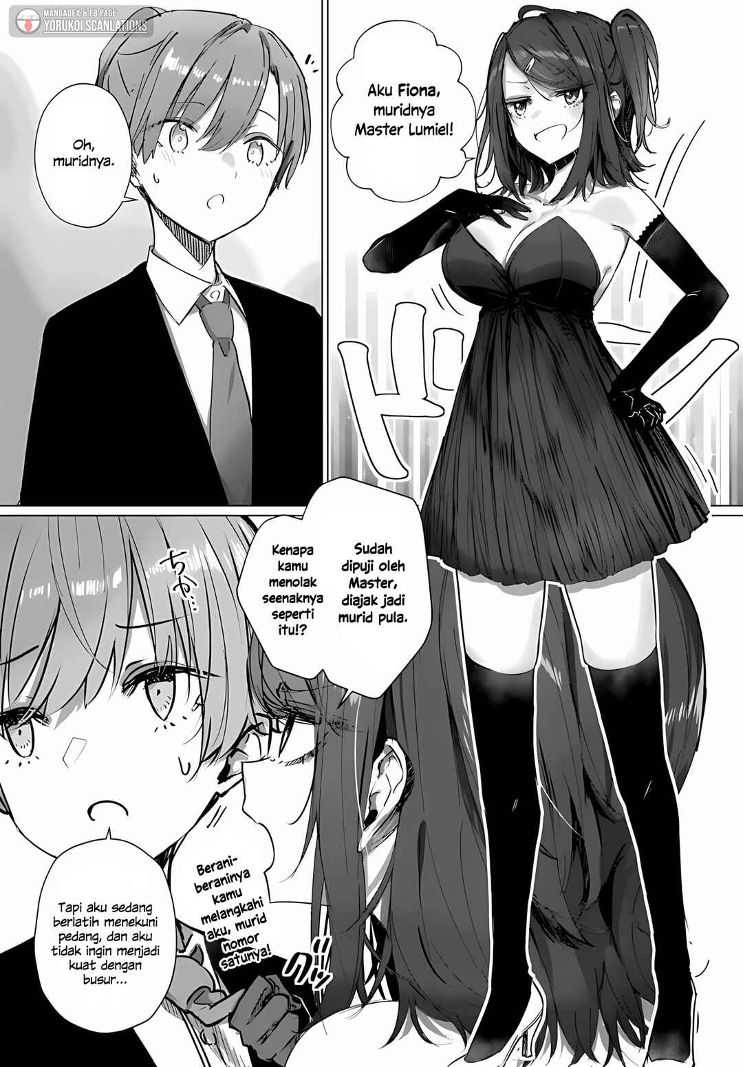 Doukyo Shiteiru Kensei no Onna Shishou ga Kawaisugite Mainichi Shiawase desu Chapter 9.1 - Page 2
