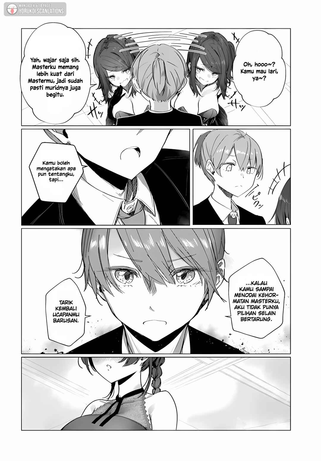 Doukyo Shiteiru Kensei no Onna Shishou ga Kawaisugite Mainichi Shiawase desu Chapter 9.1 - Page 4