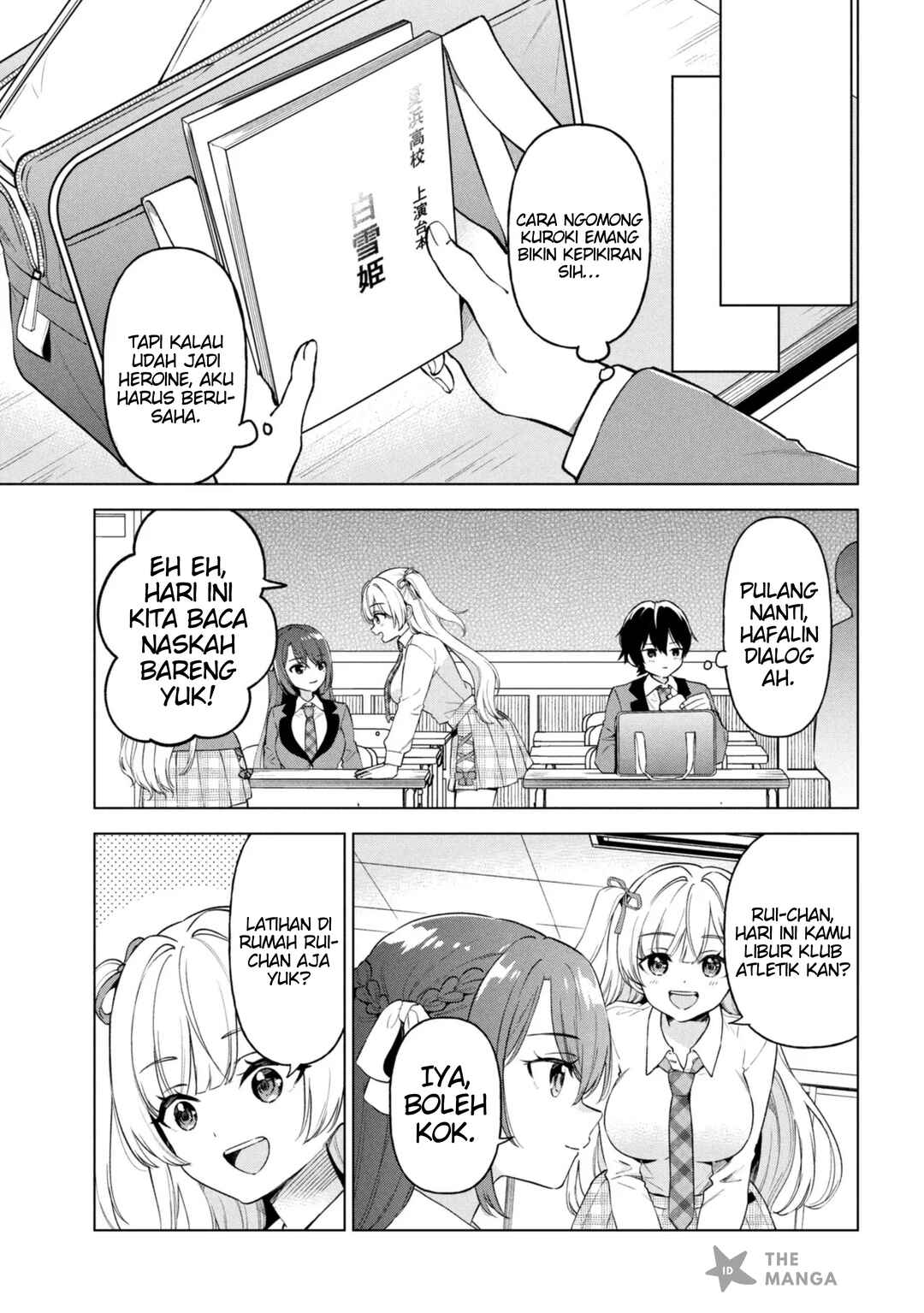 Inkya no Ore ga Sekigae de S-kyuu Bishoujo ni Kakomaretara Himitsu no Kankei ga Hajimatta. Chapter 9 - Page 22