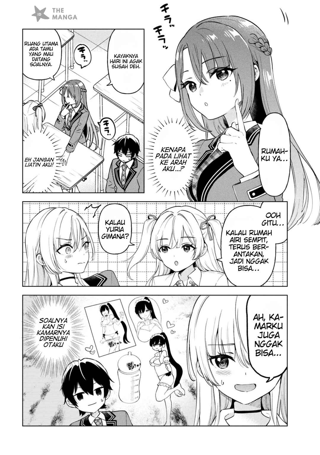 Inkya no Ore ga Sekigae de S-kyuu Bishoujo ni Kakomaretara Himitsu no Kankei ga Hajimatta. Chapter 9 - Page 23