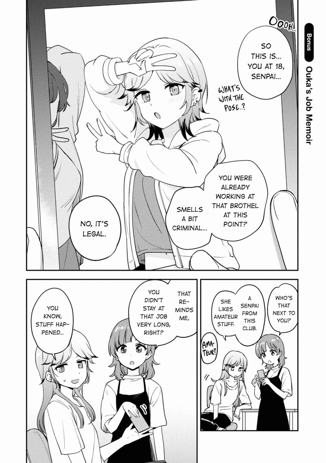 Asumi-chan wa Les Fuuzoku ni Kyoumi ga Arimasu! Chapter 13.5 - Page 1