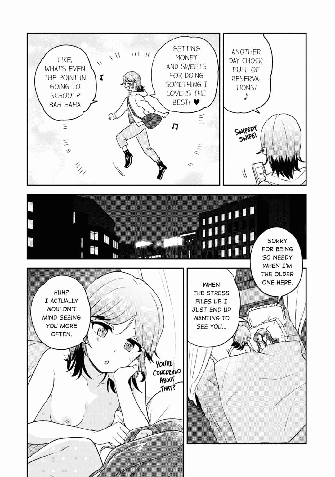 Asumi-chan wa Les Fuuzoku ni Kyoumi ga Arimasu! Chapter 13.5 - Page 3