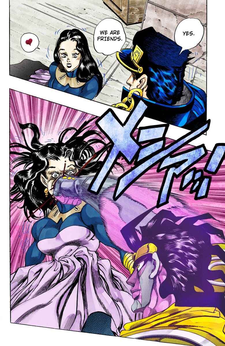 JoJo no Kimyou na Bouken: Part 3 - Stardust Crusaders Color-ban Chapter 134 - Page 10