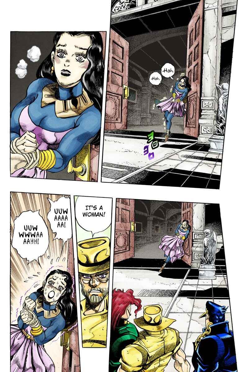 JoJo no Kimyou na Bouken: Part 3 - Stardust Crusaders Color-ban Chapter 134 - Page 8