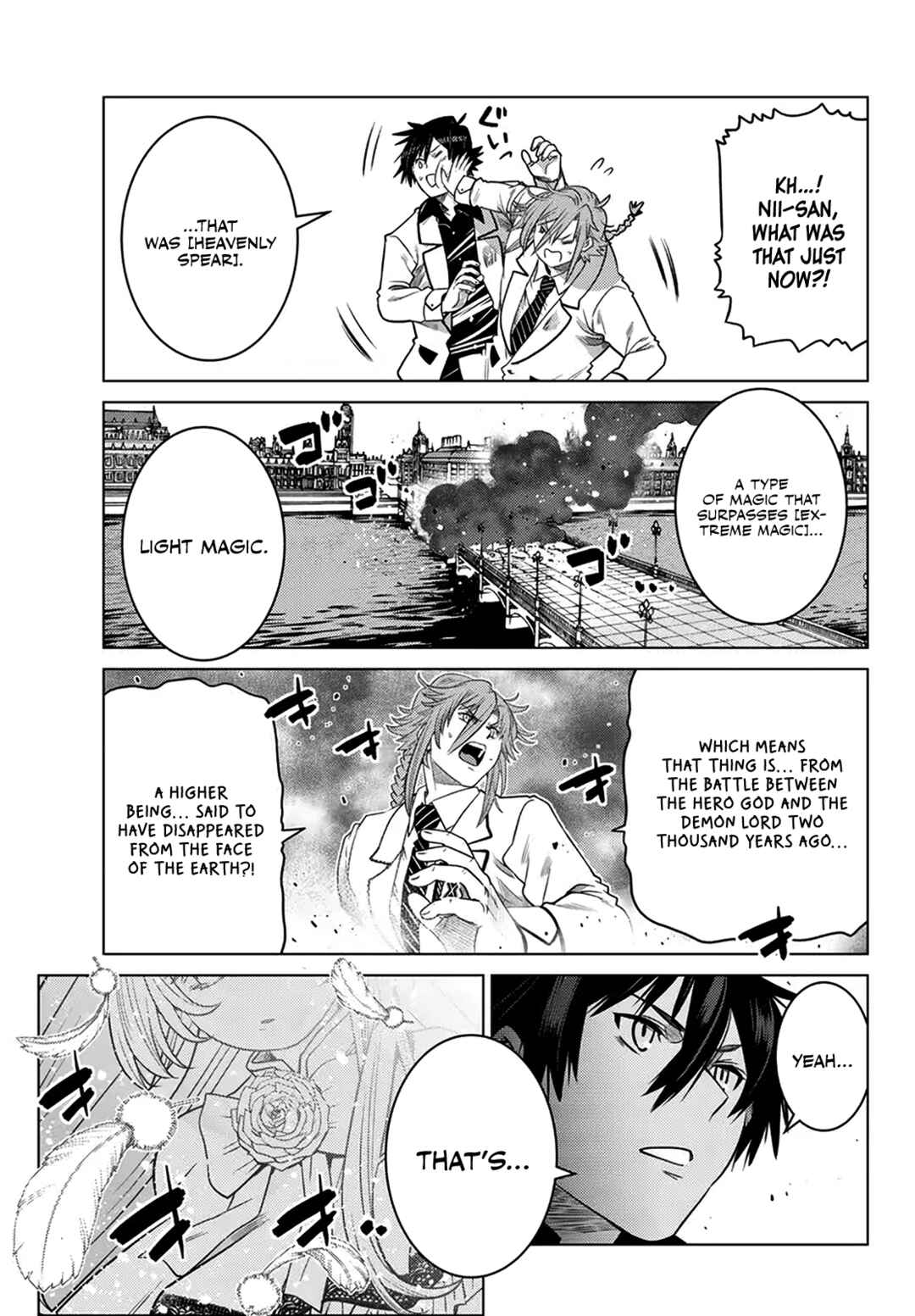 Ochikobore Datta Ani ga Jitsuha Saikyou ~Shijou Saikyou no Yuusha wa Tensei-shi, Gakuen de Mujikaku ni Musou Suru~ Chapter 19 - Page 45