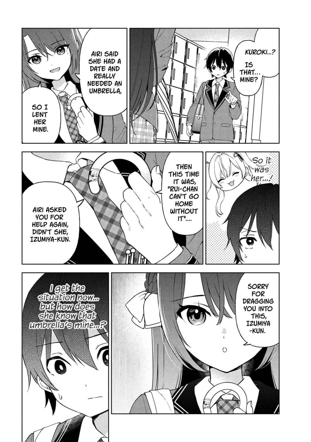 Inkya no Ore ga Sekigae de S-kyuu Bishoujo ni Kakomaretara Himitsu no Kankei ga Hajimatta. Chapter 3 - Page 12