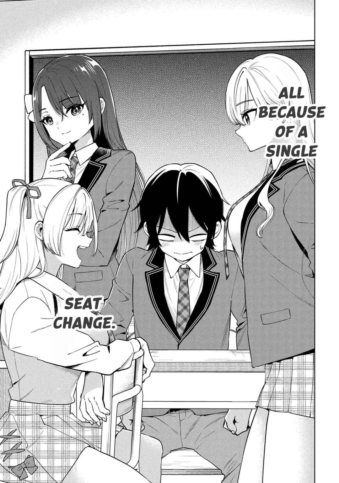 Inkya no Ore ga Sekigae de S-kyuu Bishoujo ni Kakomaretara Himitsu no Kankei ga Hajimatta. Chapter 3 - Page 33