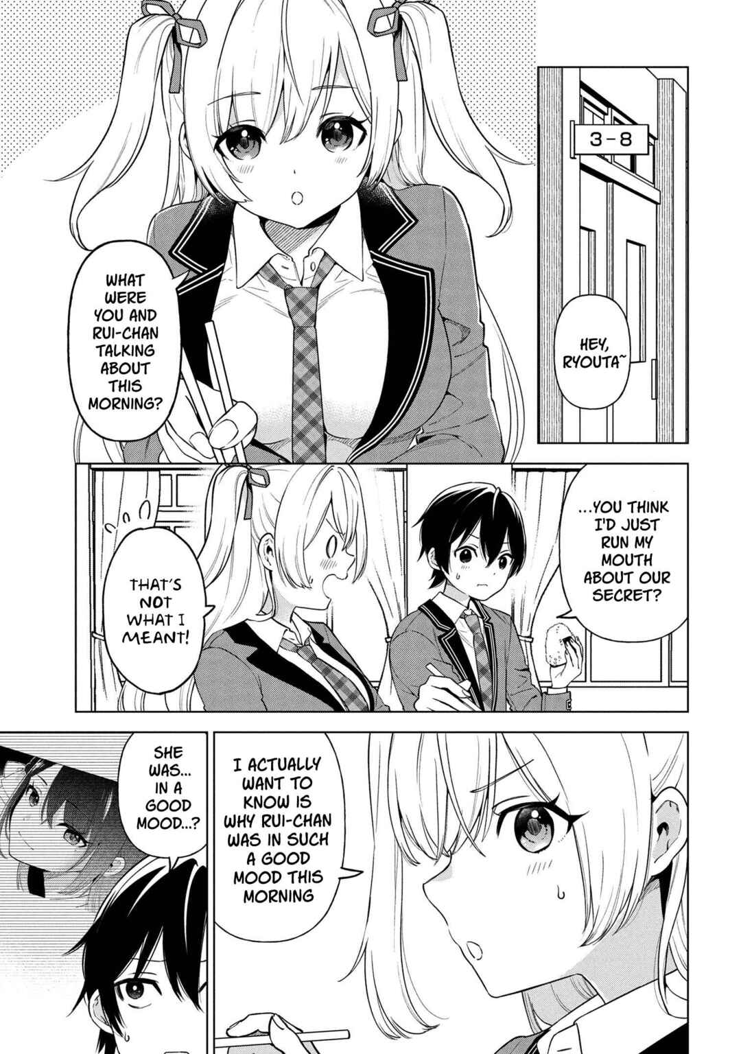 Inkya no Ore ga Sekigae de S-kyuu Bishoujo ni Kakomaretara Himitsu no Kankei ga Hajimatta. Chapter 3 - Page 7