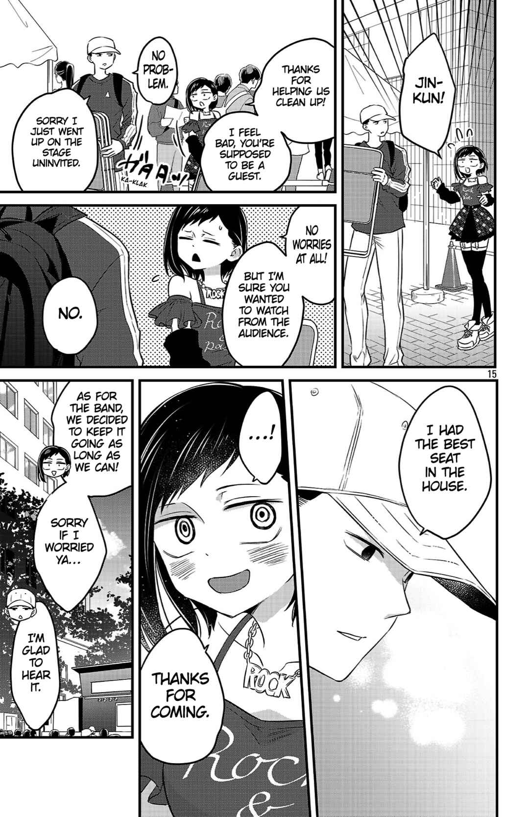 Boku no Kokoro no Yabai Yatsu: Love Comedy ga Hajimaranai Chapter 16 - Page 15