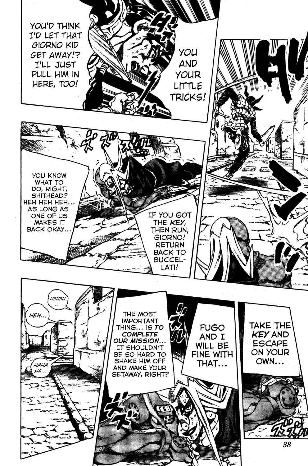 JoJo no Kimyou na Bouken: Part 5 - Ougon no Kaze Chapter 44 - Page 12