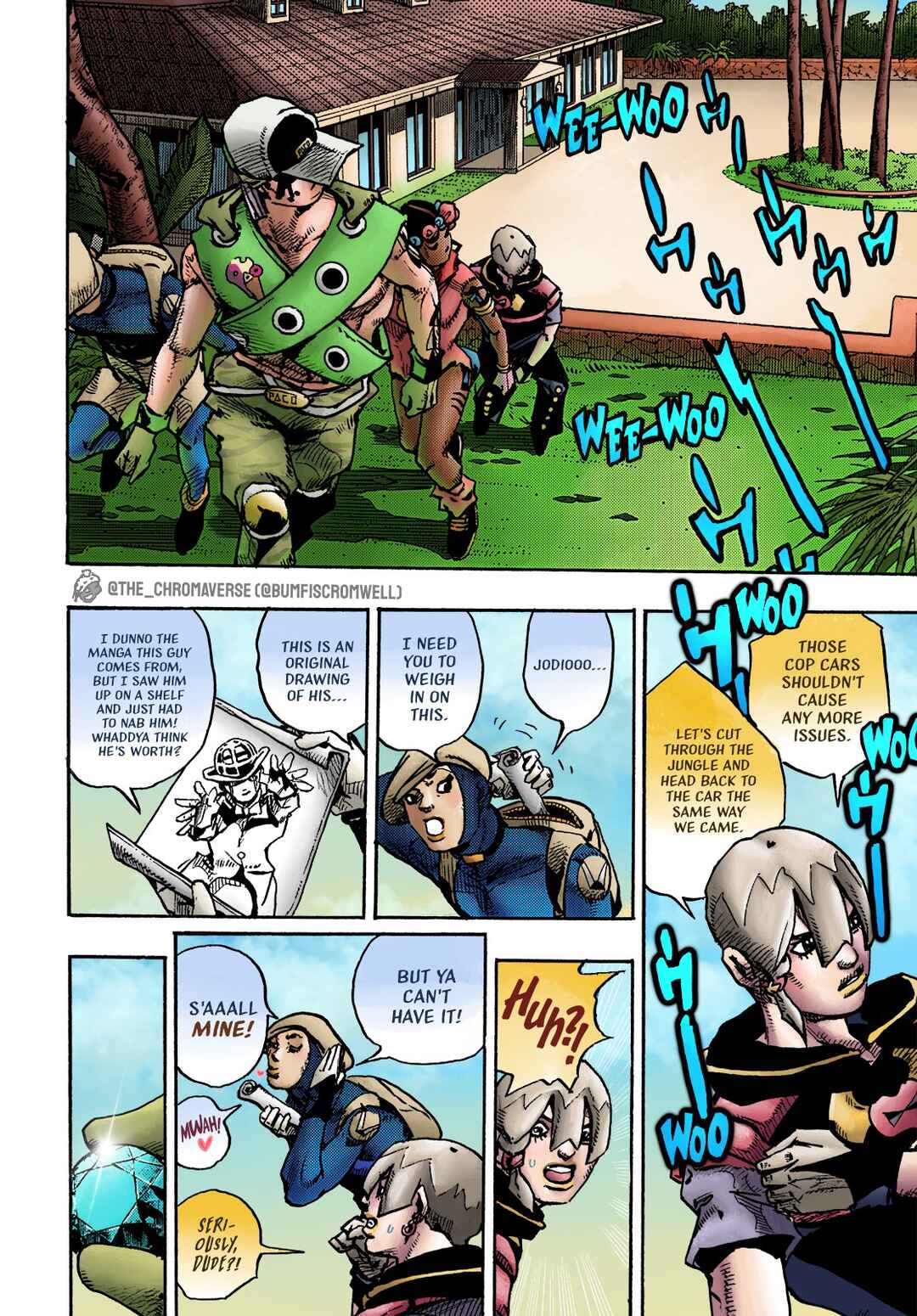 JoJo's Bizarre Adventure Part 9 - The JOJOLands (Fan-Colored) Chapter 5 - Page 38