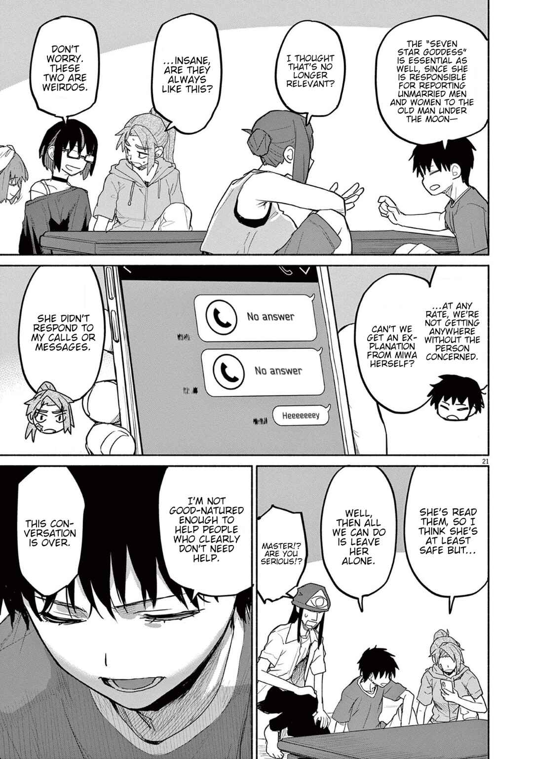 Kaii to Otome to Kamikakushi Chapter 68 - Page 22