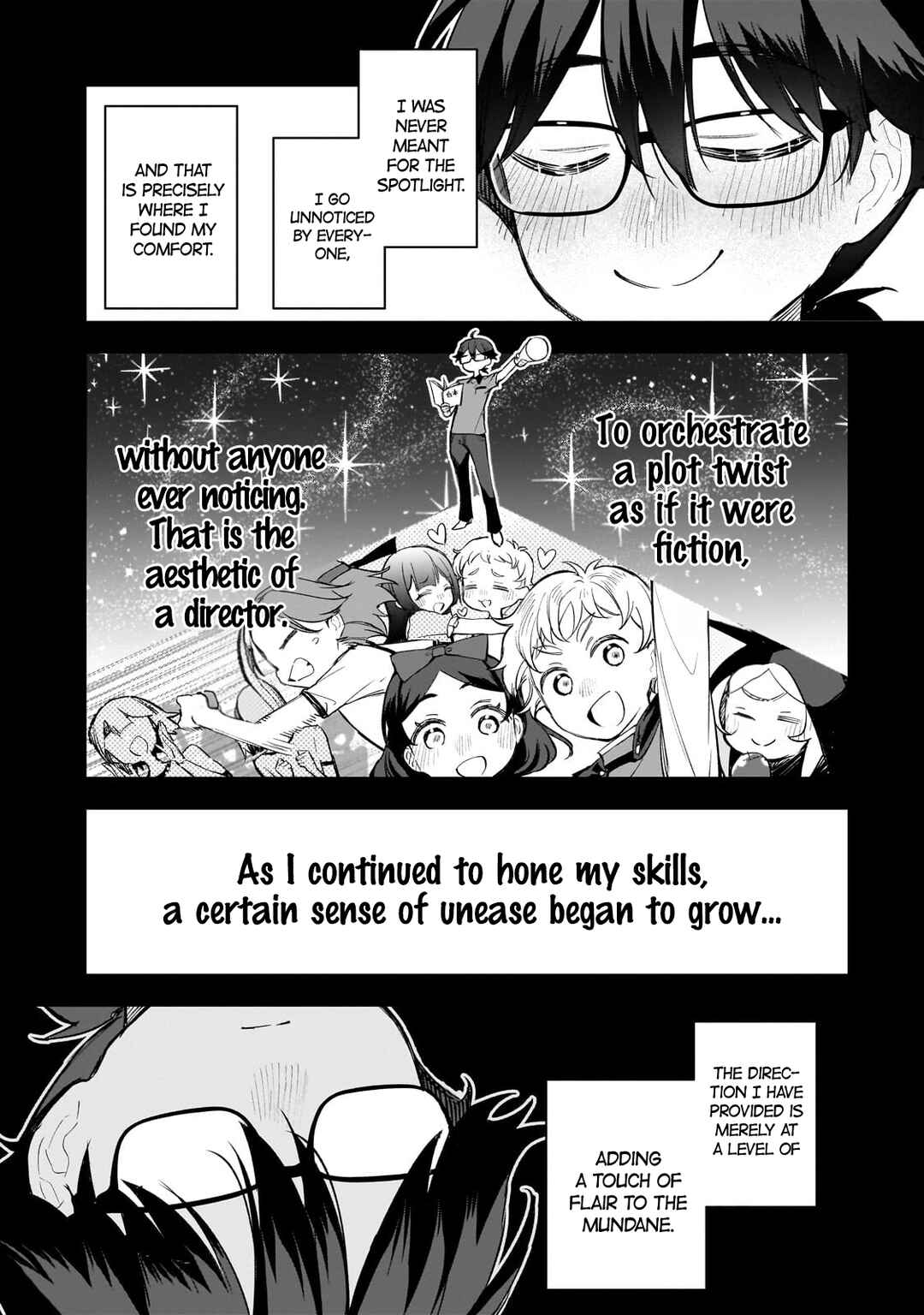 Ore wa Gakuen Zunou Battle no Enshutsuka!: Jishou Mobu ga Kage kara Egaku Saikyou Shujinkou Musou Scenario Chapter 1 - Page 14