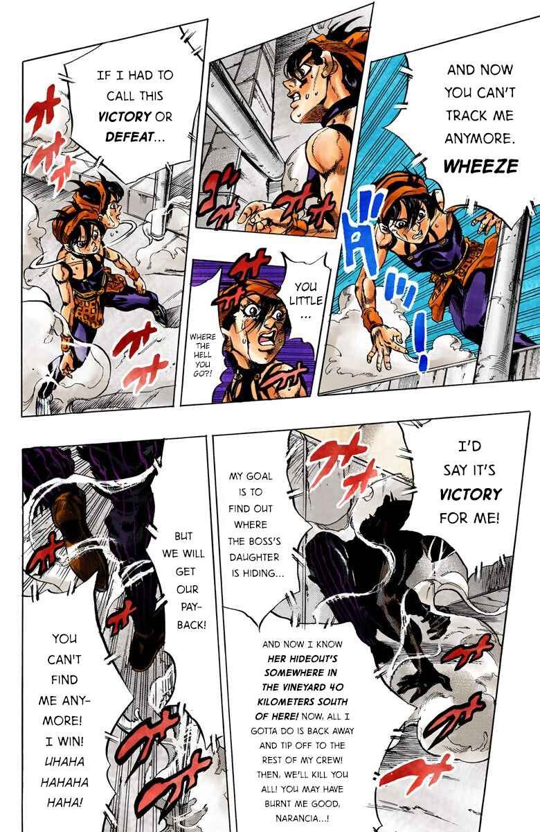 JoJo no Kimyou na Bouken: Part 5 - Ougon no Kaze Color-ban Chapter 38 - Page 9