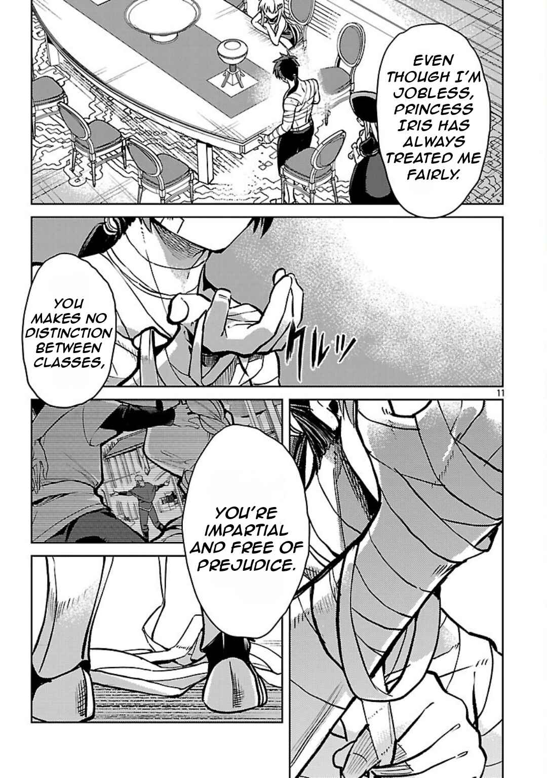 Class "Mushoku" no Eiyuutan: Koushaku-ke o Tsuihou Sareta ga, Jitsu wa Nagutta dake de Skill o Kakutoku Dekiru to Wakari, Tairiku Ichi no Eiyuu ni Noboritsumeru Chapter 32 - Page 13