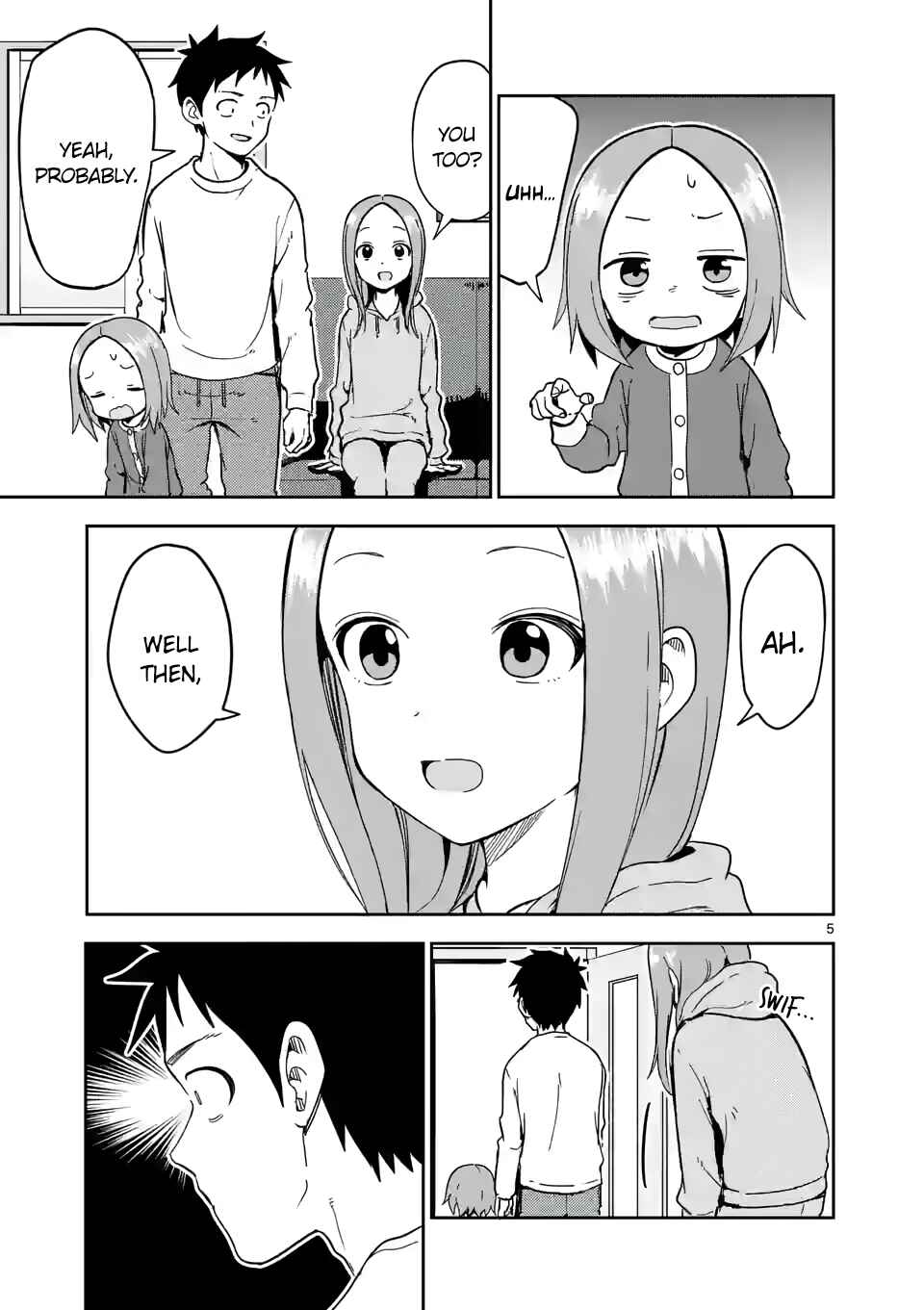 Karakai Jouzu no (Moto) Takagi-san Chapter 220 - Page 5