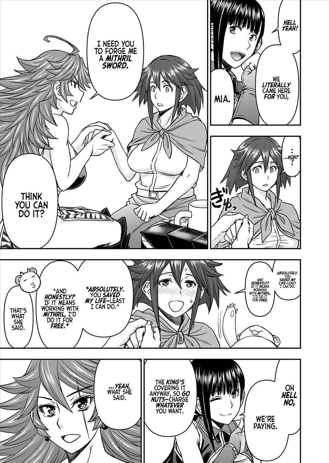 Isekai Sniper wa Onna Senshi no Mofumofu Aigan Doubutsu Chapter 14 - Page 14
