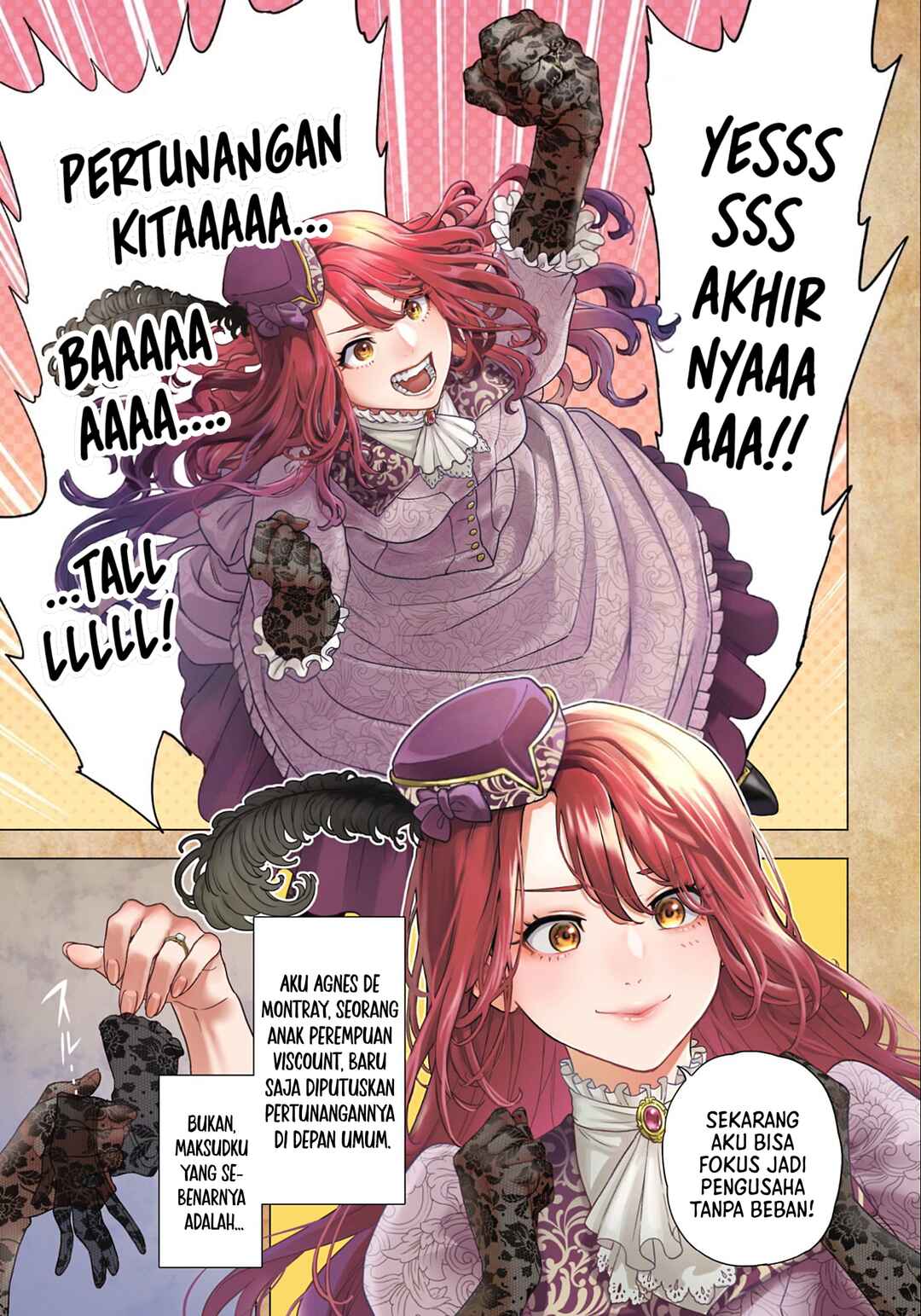 Shounin Reijou Agnes Henkyou ni Tsuihou Sareta Akuyaku Reijou wa Shousai o Hakki Shi Nariagaru Chapter 1 - Page 2