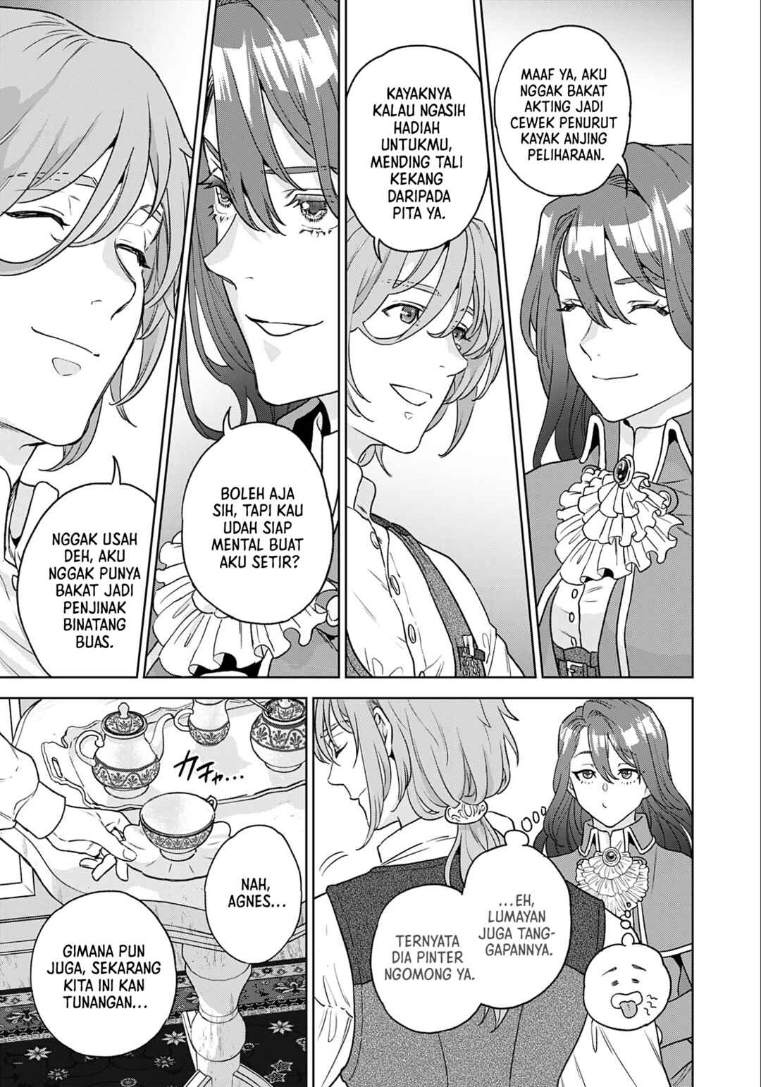 Shounin Reijou Agnes Henkyou ni Tsuihou Sareta Akuyaku Reijou wa Shousai o Hakki Shi Nariagaru Chapter 1 - Page 30
