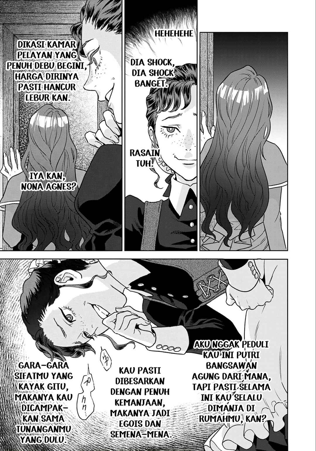 Shounin Reijou Agnes Henkyou ni Tsuihou Sareta Akuyaku Reijou wa Shousai o Hakki Shi Nariagaru Chapter 1 - Page 38