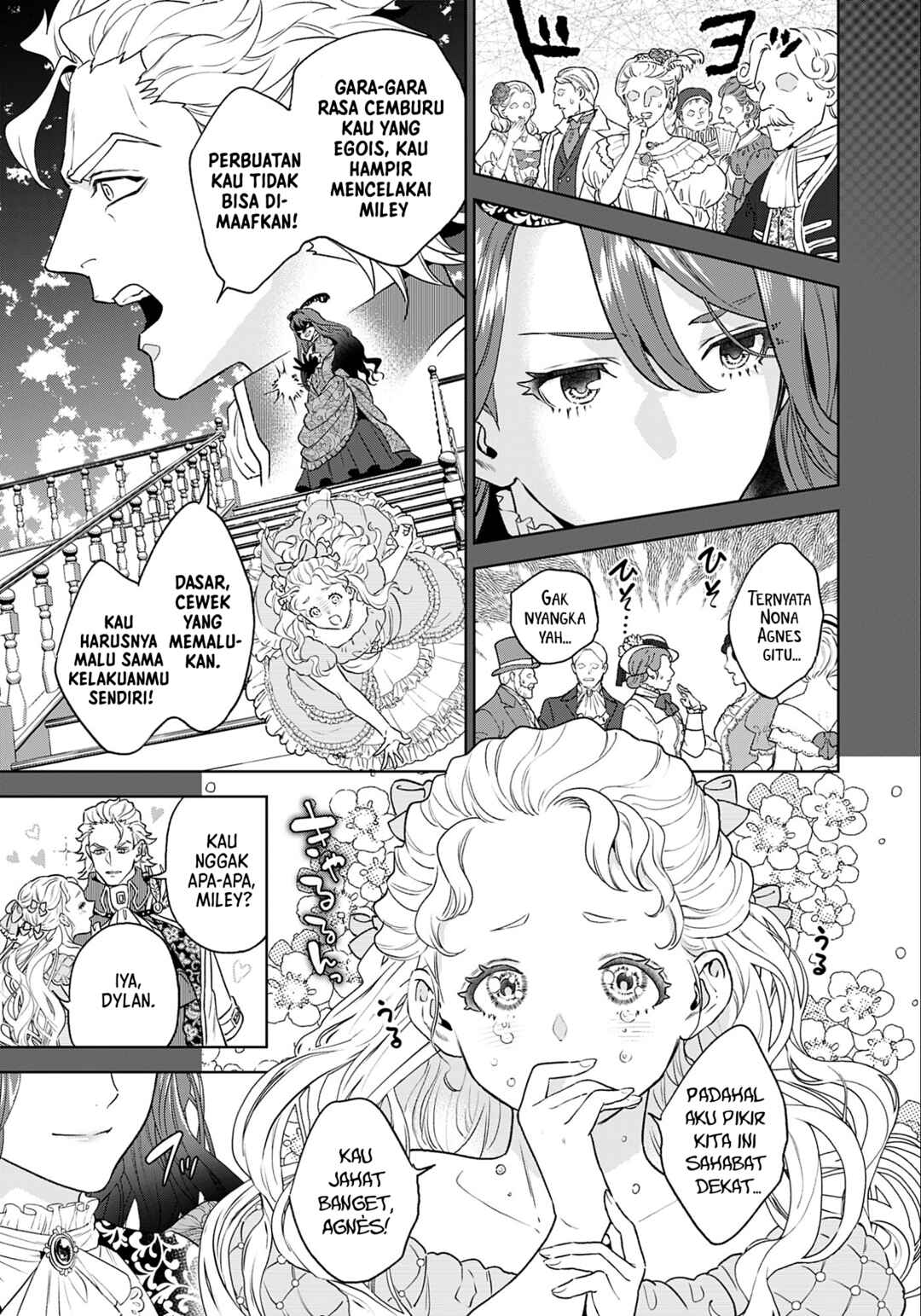 Shounin Reijou Agnes Henkyou ni Tsuihou Sareta Akuyaku Reijou wa Shousai o Hakki Shi Nariagaru Chapter 1 - Page 6