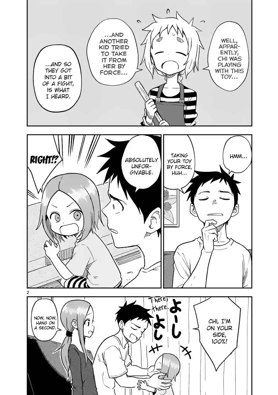Karakai Jouzu no (Moto) Takagi-san Chapter 161 - Page 2