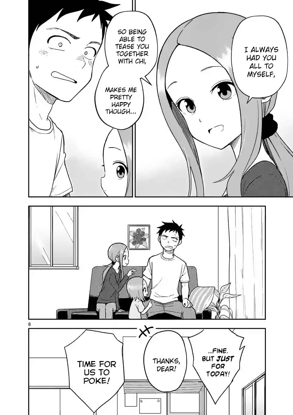 Karakai Jouzu no (Moto) Takagi-san Chapter 161 - Page 8