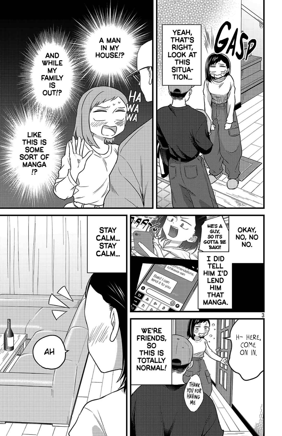 Boku no Kokoro no Yabai Yatsu: Love Comedy ga Hajimaranai Chapter 10 - Page 3
