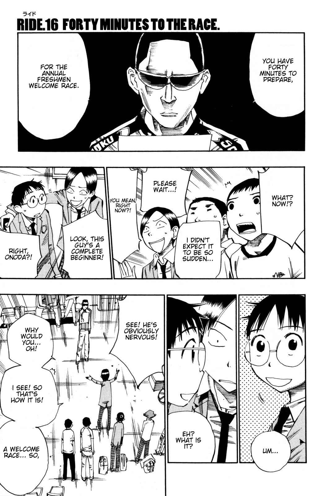 Yowamushi Pedal Chapter 16 - Page 1