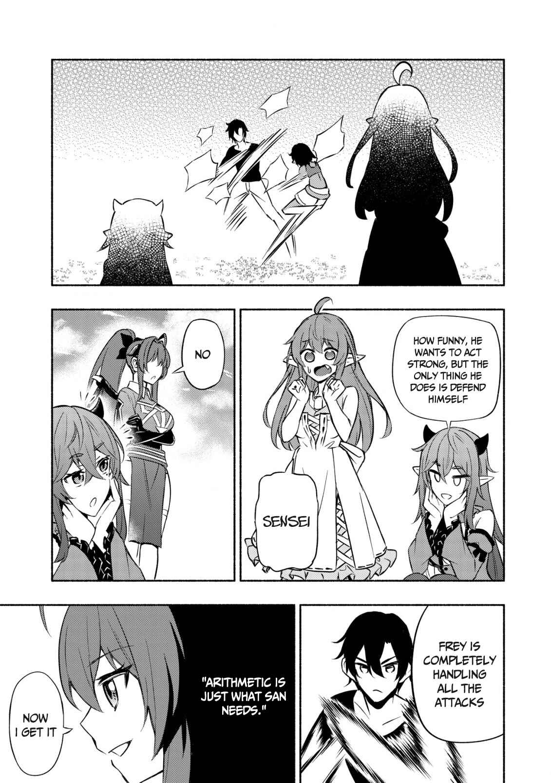 Maou Reijou no Kyouiku Gakari ~Yuusha Gakuin wo Tsuihou Sareta Heimin Kyoushi wa Maou no Musume-Tachi no Katei Kyoushi to Naru~ Chapter 4 - Page 21