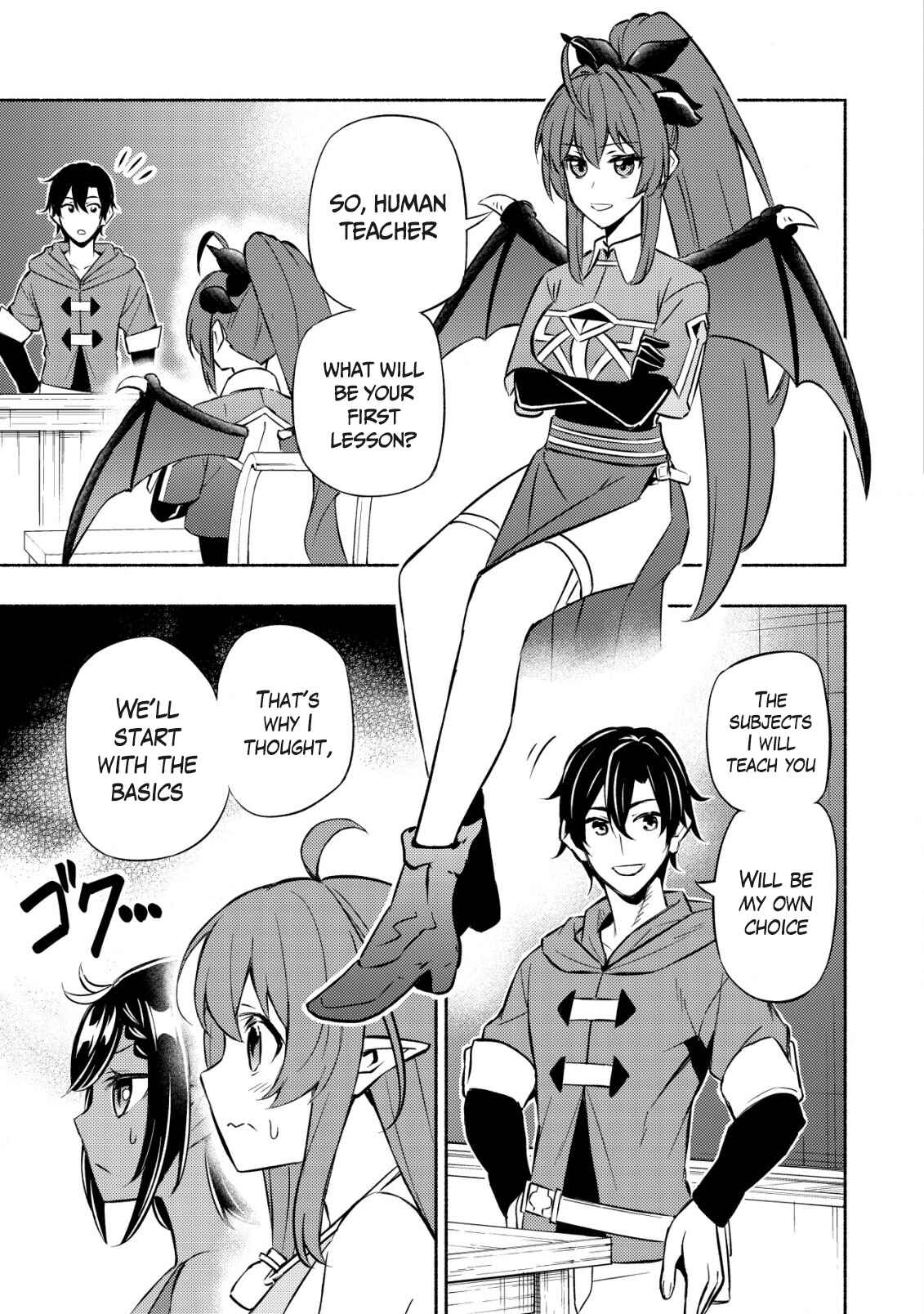 Maou Reijou no Kyouiku Gakari ~Yuusha Gakuin wo Tsuihou Sareta Heimin Kyoushi wa Maou no Musume-Tachi no Katei Kyoushi to Naru~ Chapter 4 - Page 9