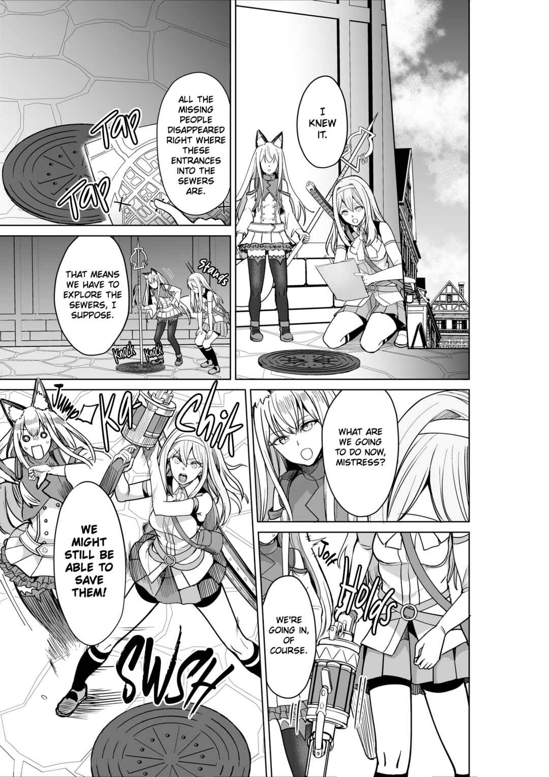 Tsundere Goshujin-sama to Kemomimi Juusha ga Yuku Mazoku Toobatsu no Yuri Tabi Chapter 1 - Page 36
