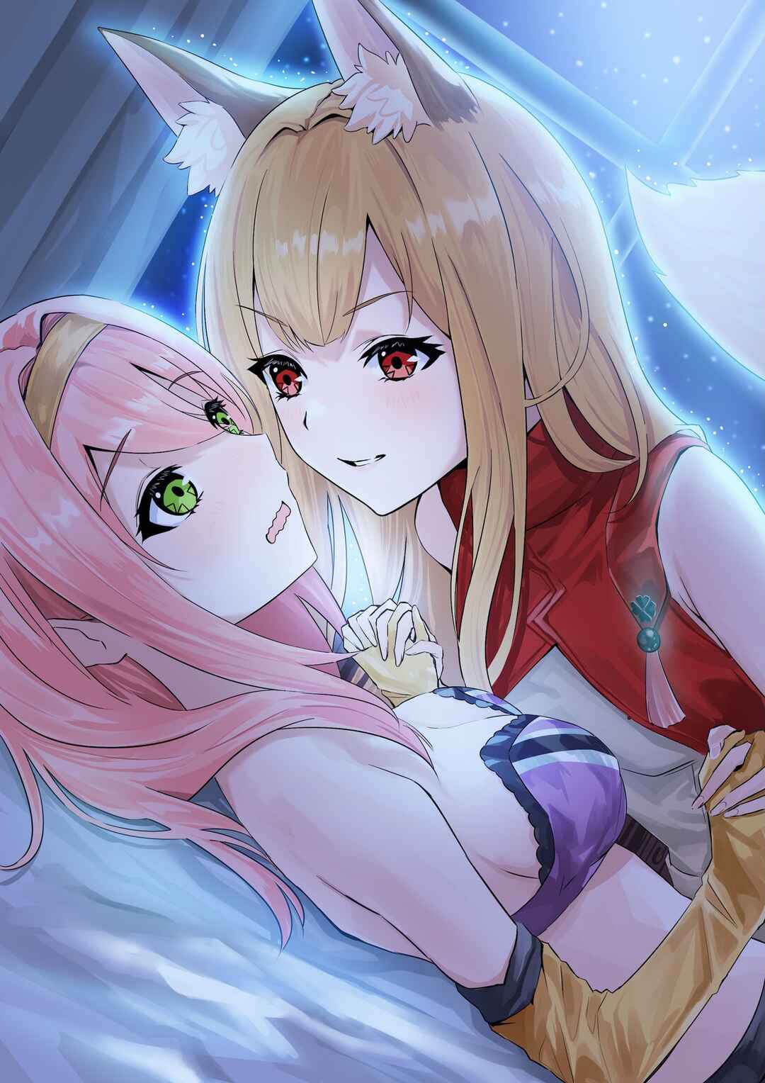 Tsundere Goshujin-sama to Kemomimi Juusha ga Yuku Mazoku Toobatsu no Yuri Tabi Chapter 1 - Page 56