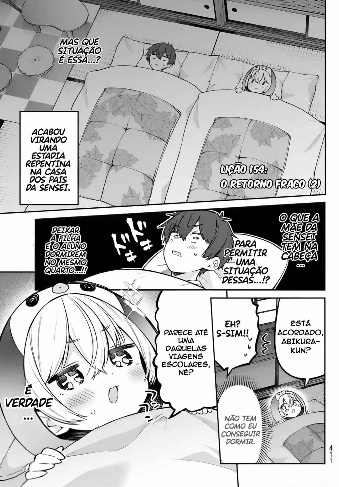 Yowa Yowa Sensei Chapter 154 - Page 1