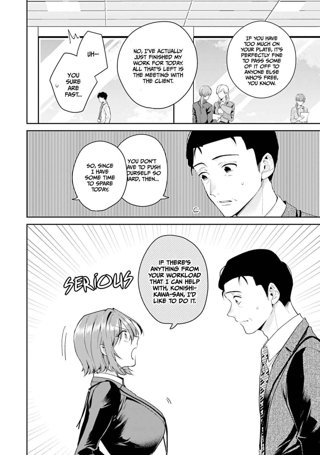Misato-san wa Amasugi Joushi ni Chotto Kibishii Chapter 37 - Page 6