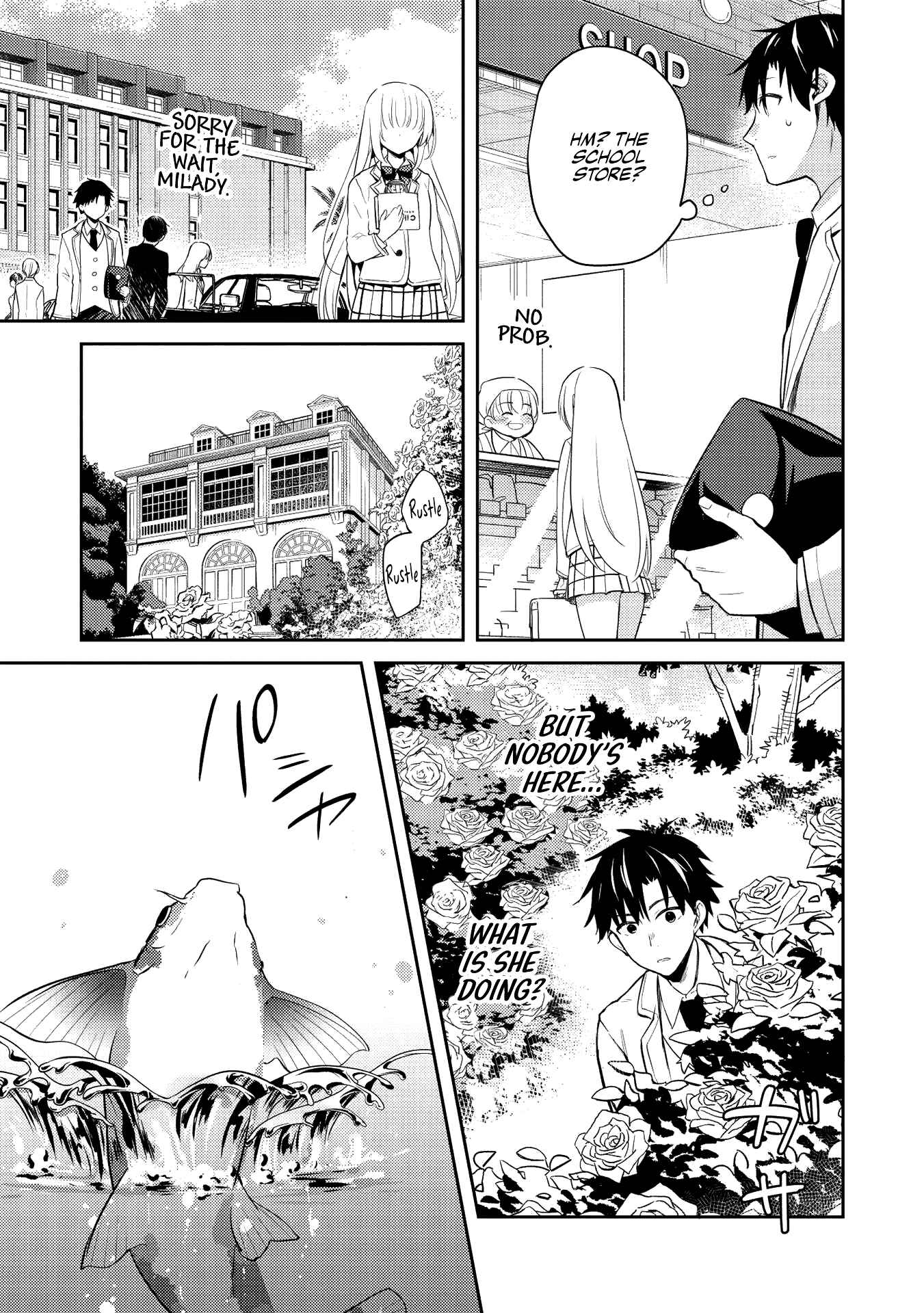 Saijo no Osewa - Takane no Hana-darake na Meimonkou de, Gakuin Ichi no Ojousama (Seikatsu Nouryoku Kaimu) wo Kagenagara Osewa Suru koto ni narimashita Chapter 5 - Page 15