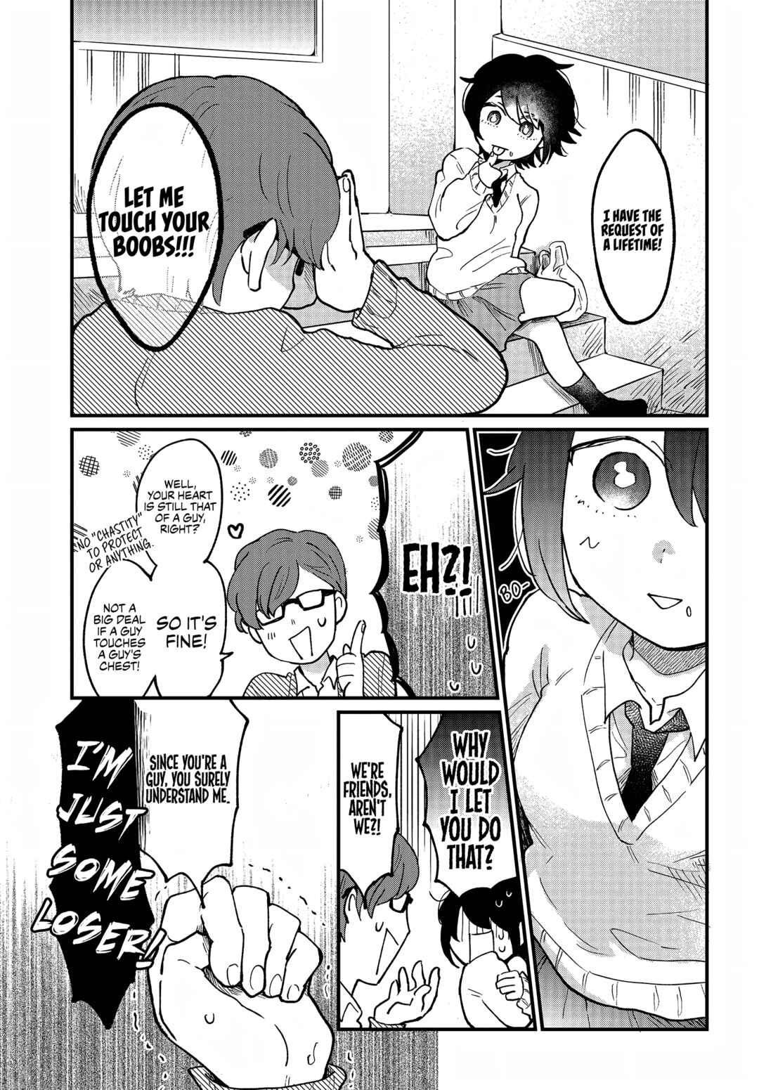 Girl's Heart @ High School Boy Chapter 4 - Page 3