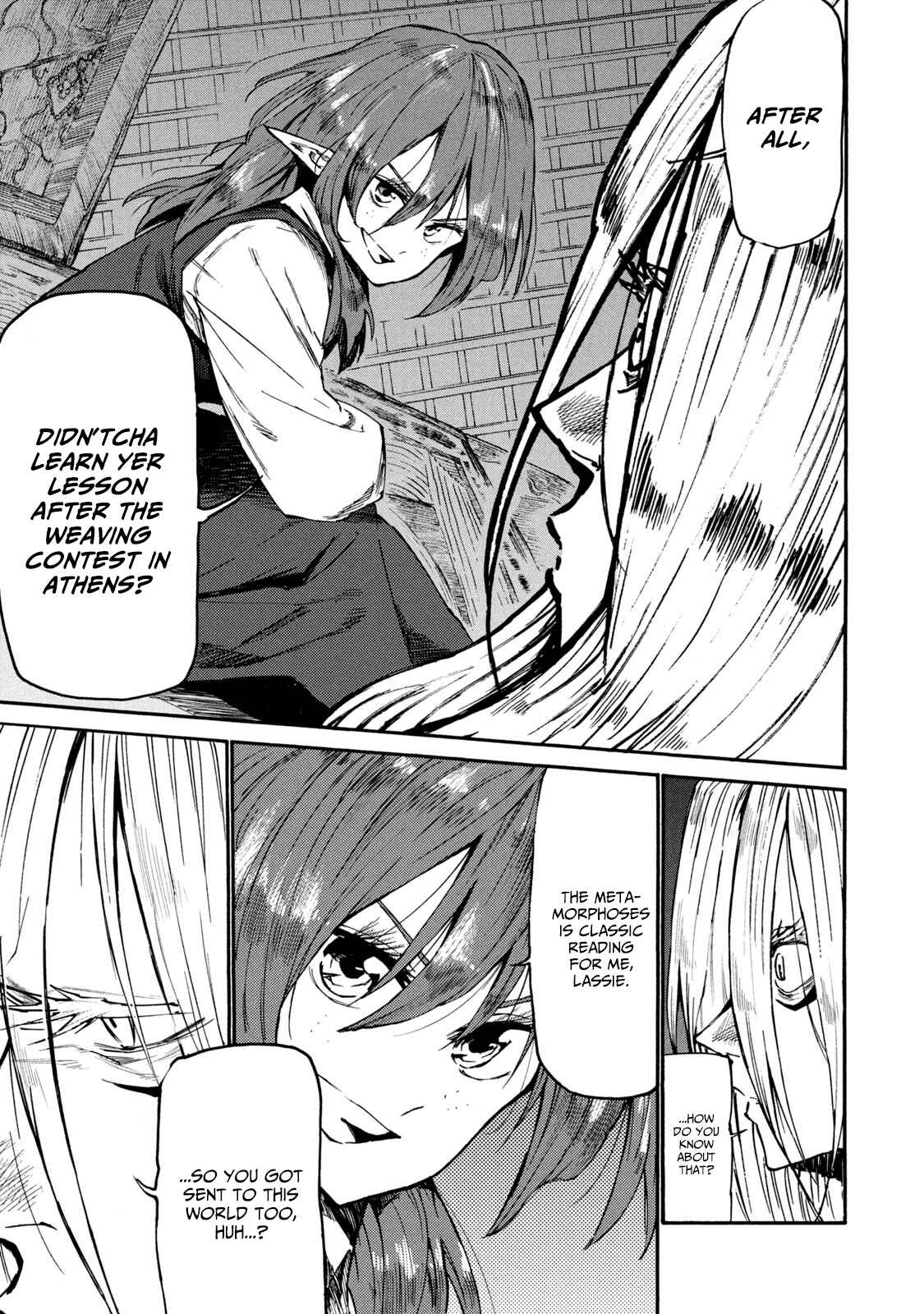 Mazumeshi Elf to Yuuboku gurashi Chapter 34 - Page 13