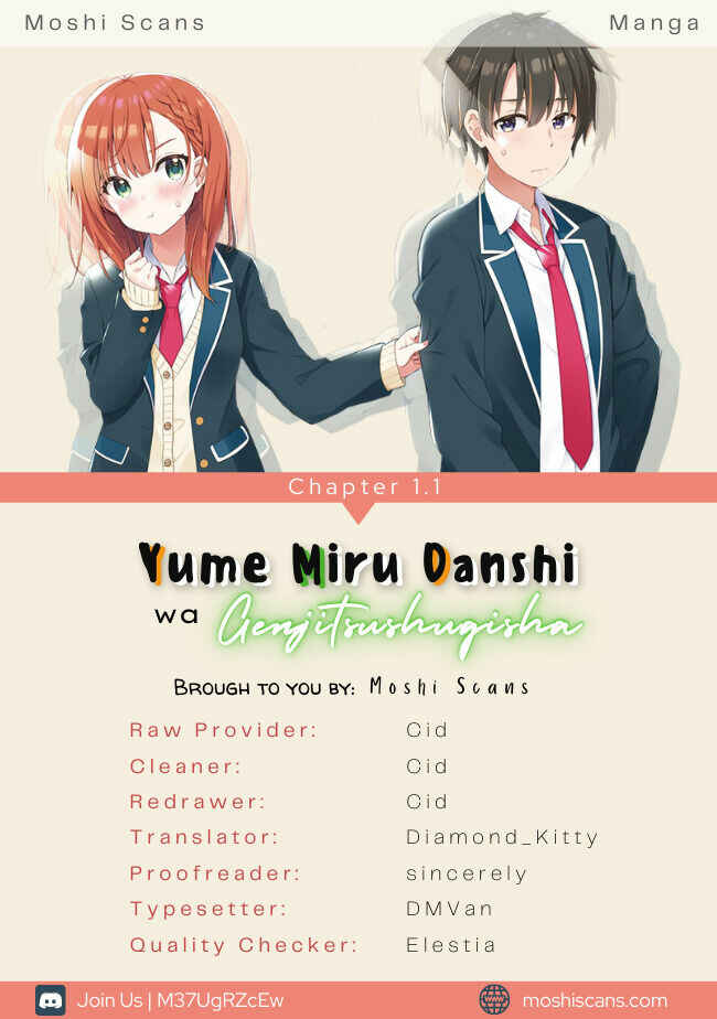 Yumemiru Danshi wa Genjitsushugisha Chapter 1.1 - Page 26