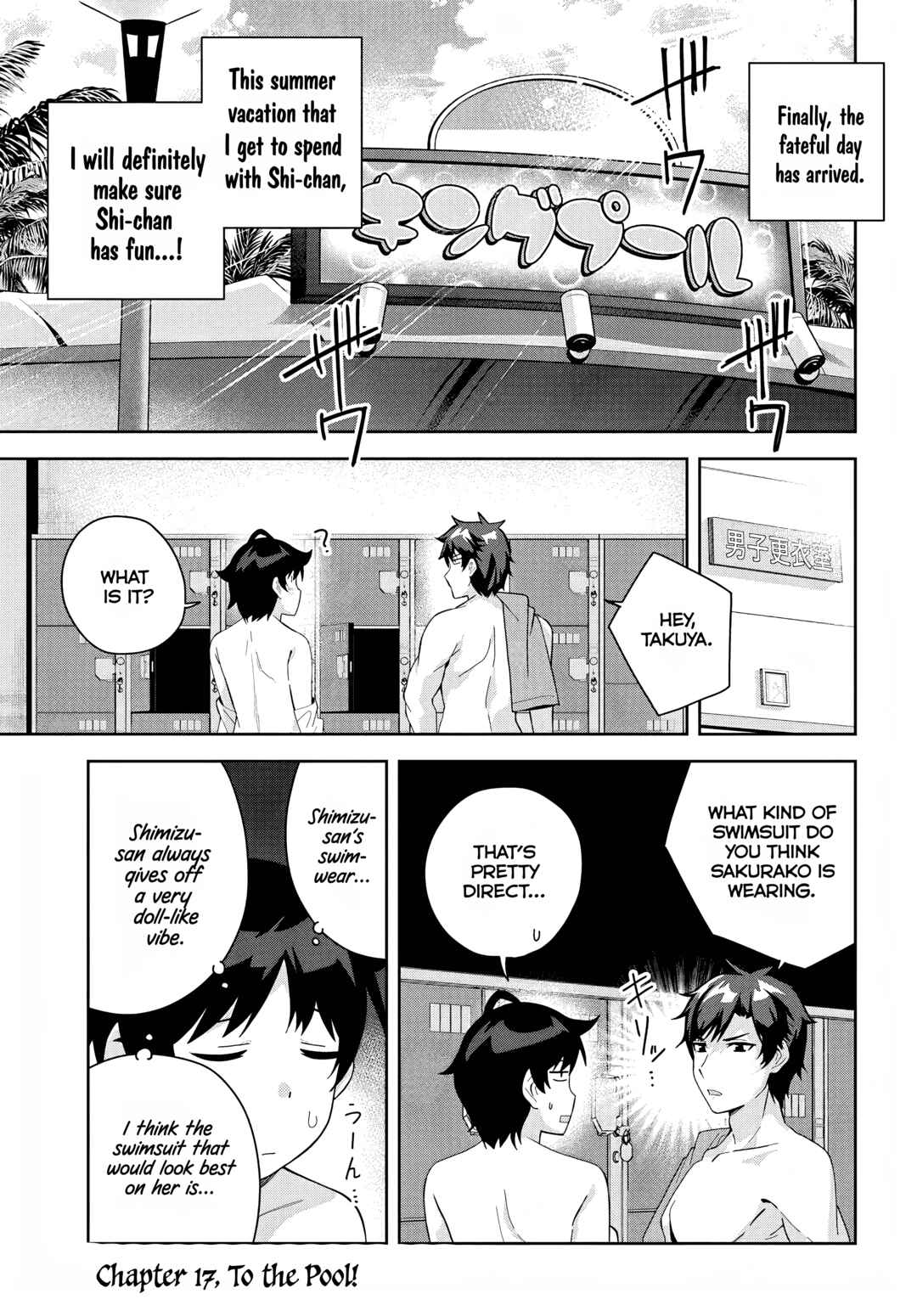 Classmate no Moto Idol ga, Tonikaku Kyodou Fushin nandesu. Chapter 17 - Page 1