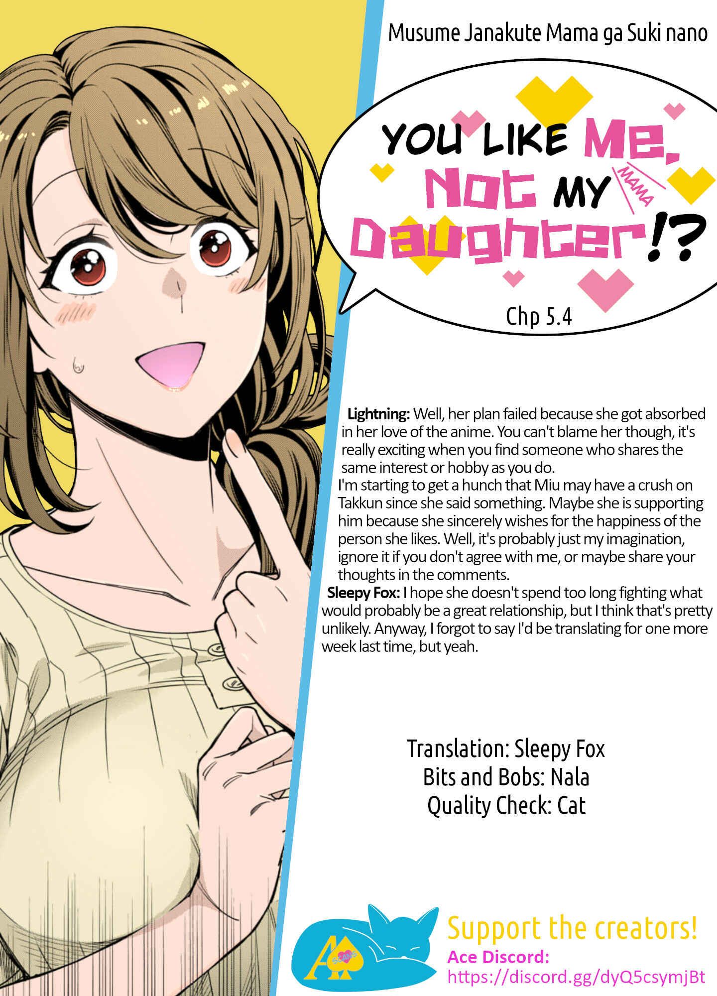Musume Janakute Mama ga Suki nano!? Chapter 5.4 - Page 9